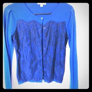 New York Company Lacy Cardigan